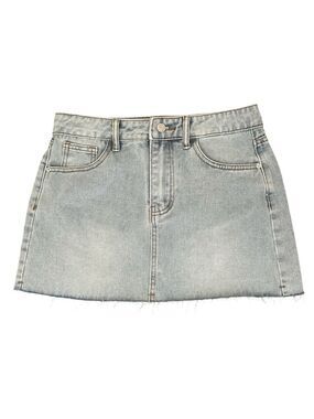 SHEIN Blue A-line Mini Skirt Casual